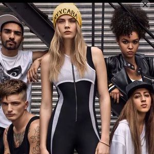 D.K.N.Y limited edition Cara Delevingne collaboration jumpsuit